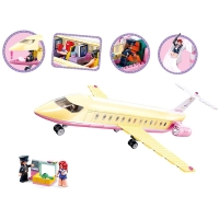 Конструктор Розовая мечта &laquo;Самолёт мечты&raquo;, 384 детали