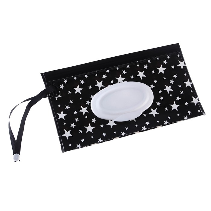 Контейнер для салфеток с петелькой &laquo;Звезды на белом&raquo;, цвет МИКС