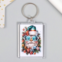 Новогодний брелок "Клаус" 3,5х5 см Новогодний брелок "Клаус" 3,5х5 см