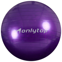 Фитбол ONLYTOP, d=45 см, 500 г, цвета МИКС