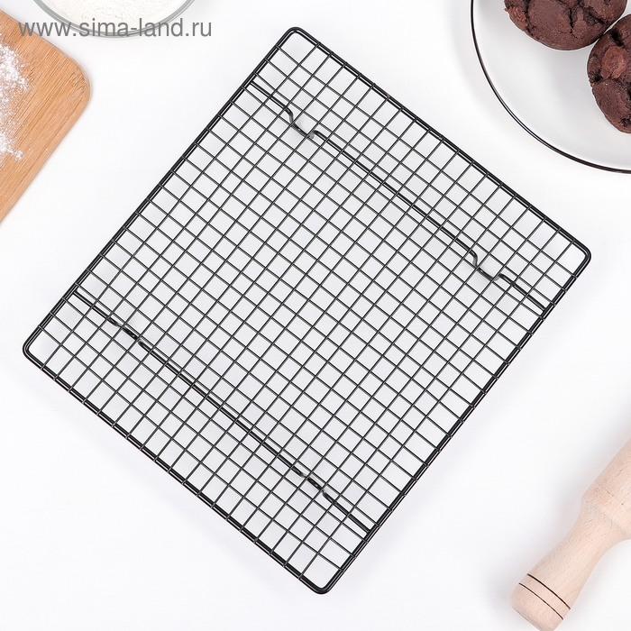 Решётка для глазирования и остывания кондитерских изделий KONFINETTA, 26&times;23&times;3 см