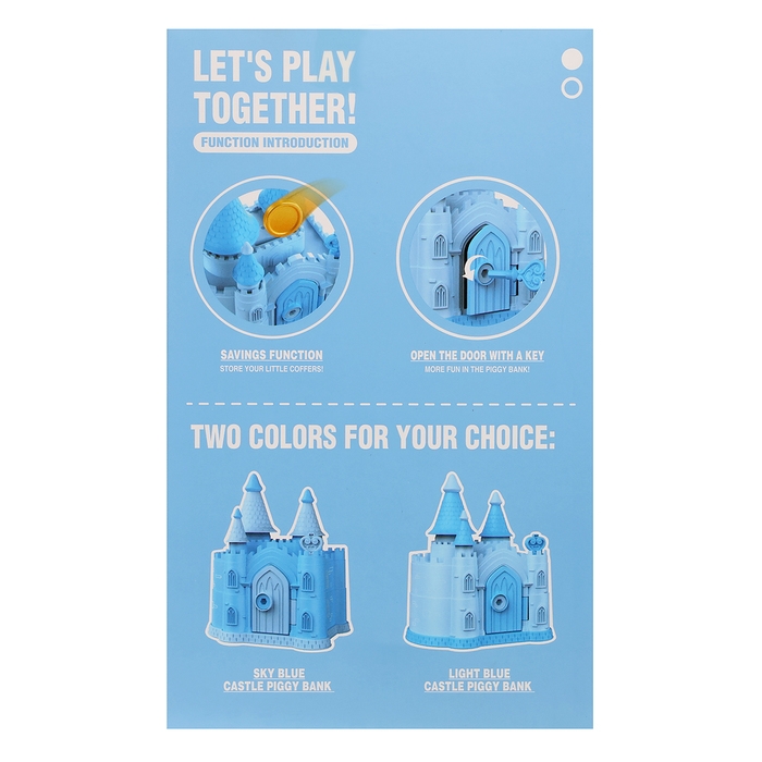 Замок-копилка &laquo;Ледяное царство&raquo;, цвет МИКС