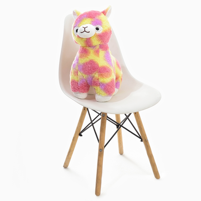 Мягкая игрушка &laquo;Лама&raquo;, 45 см, цвет жёлто-розовый