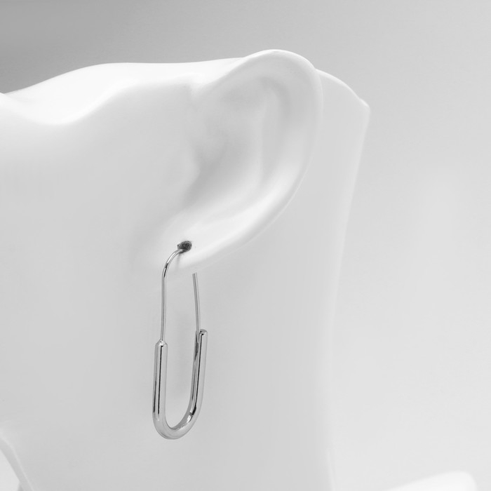 Серьги металл &laquo;Богема&raquo; булавки, цвет серебро