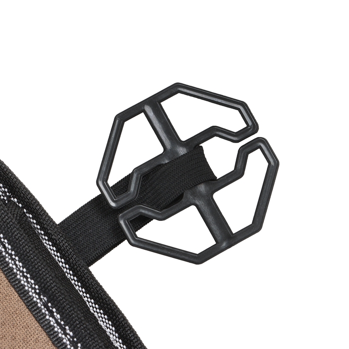 Накидка-массажёр на сиденье, 126&times;42 см, с поясничной опорой, черный