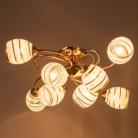 Люстра "Венда" 8х40Вт Е27 Золото МОДЕЛЬ: 2800089 Люстра "Венда" 8х40Вт Е27 Золото МОДЕЛЬ: 2800089