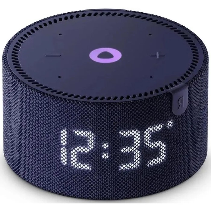 Умная колонка Умная колонка "Новая Яндекс Станция Мини" (YNDX-00020B), голосовой помощник Алиса,10Вт, с часами, синяя