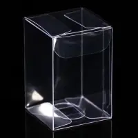 Складная прозрачная коробка из PVC, для упаковки подарков, 4&times;4&times;6 см