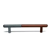 Ручка-рейлинг CAPPIO EPHRAM, м/о 128 мм, цвет серый/коричневый