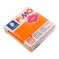 Пластика - полимерная глина, 57 г, Soft, мандарин Пластика - полимерная глина, 57 г, Soft, мандарин