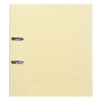 Папка-регистратор, Calligrata, А4, 75 мм, ламинированная, бежевая