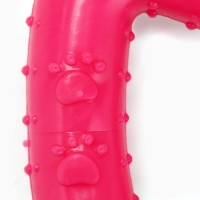 Игрушка жевательная суперпрочная "Магический треугольник", розовая