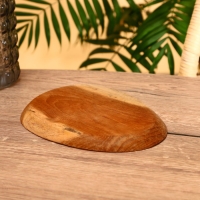 Блюдо 24х18х2 см, тиковое дерево