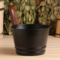 Ушат из стали 4 л, черный Ушат из стали 4 л, черный