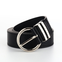 Ремень женский, ширина 3,5, винт, пряжка металл, цвет чёрный Ремень женский, ширина 3,5, винт, пряжка металл, цвет чёрный