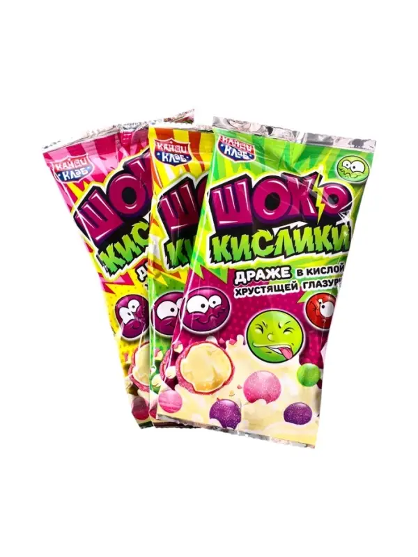 Драже в кислой хрустящей глазури &laquo;ШокоКислики&raquo;, 10 г