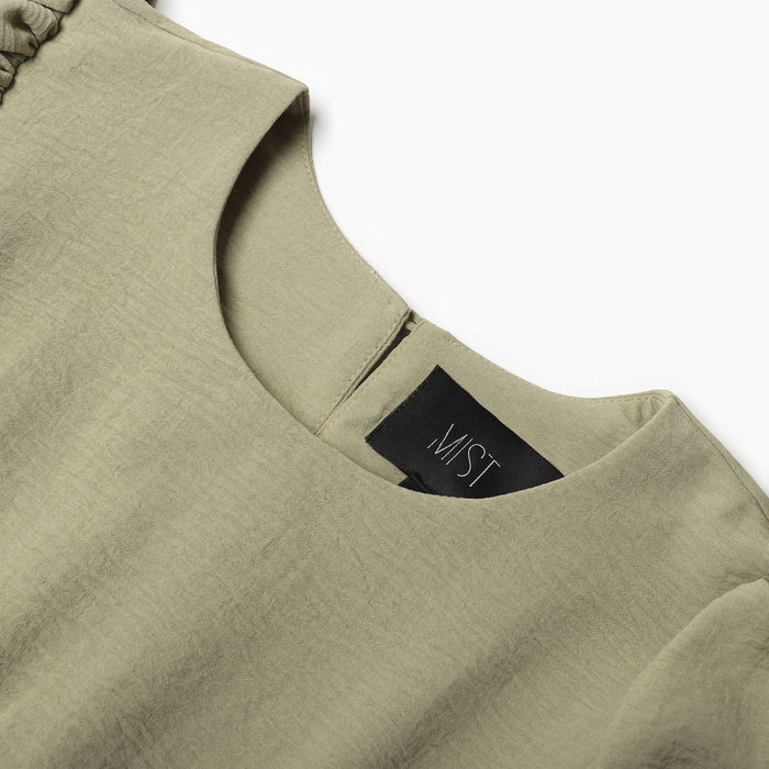 Платье женское MIST, р.46, оливковый Платье женское MIST, р.46, оливковый