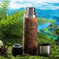 Набор &laquo;Охота - занятие храбрых&raquo;, термос 500 мл, кружка 2 шт