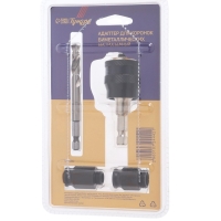 Адаптер для коронок биметаллических ТУНДРА, быстросъемный, шестигранный хвостовик, М14/М16   1072444