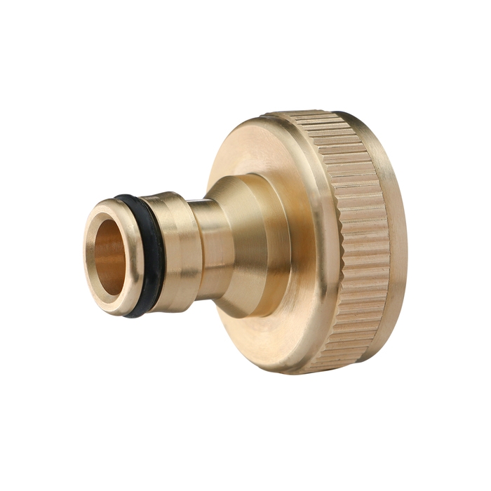 Штуцер, внутренняя резьба 1", быстросъёмное соединение, латунь, Greengo