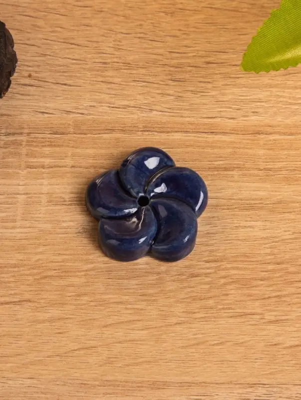 Подставка под благовония "Цветок" керамика, цв. МИКС, 4х4х1 см