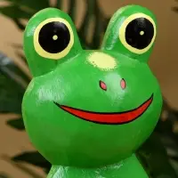 Календарь настольный &laquo;Лягушка&raquo;, 10&times;6&times;21 см, дерево, светло-зелёный