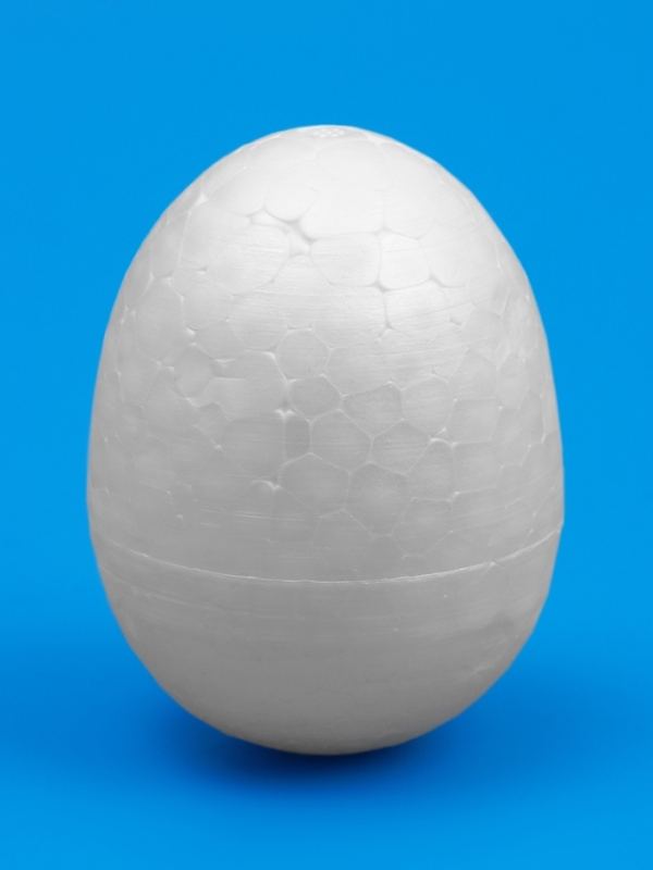 Набор заготовок из пенопласта, Яйцо, 7 см, 6 шт
