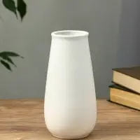 Ваза керамика настольная "Шерон" классика, 19,5х9,5х7 см, белый