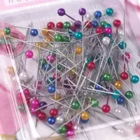 Булавки портновские, 37 мм, 100 шт., разноцветные