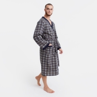 Халат мужской , цвет коричневый, размер 56 Халат мужской , цвет коричневый, размер 56