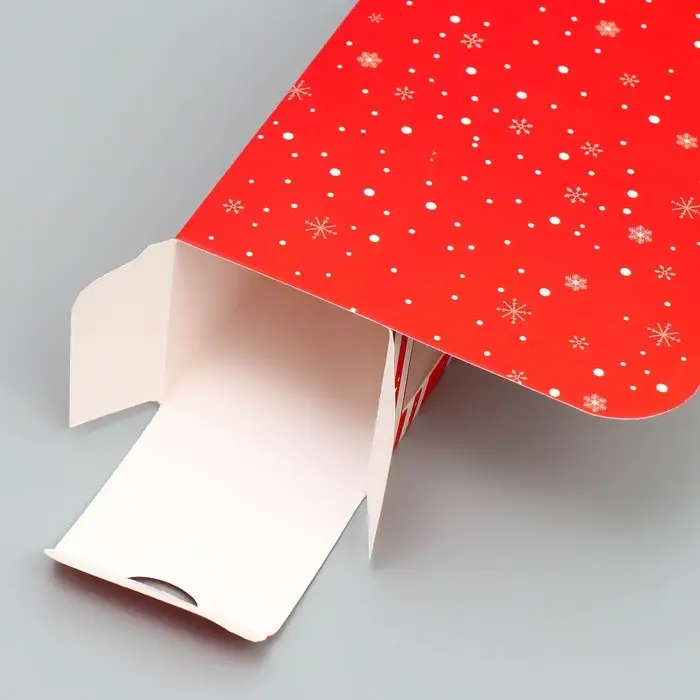 Коробка для макарун &laquo;С Новым годом!&raquo;, 18&times;5.5&times;5.5 см