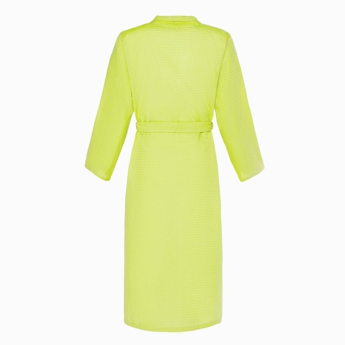 Халат вафельный женский удлинённый Экономь и Я размер 42-44, цвет салатовый, 100% хлопок, 200г/м2