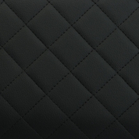 Органайзер кофр в автомобиль Cartage саквояж, экокожа стеганая, 30х30х30 см, черный