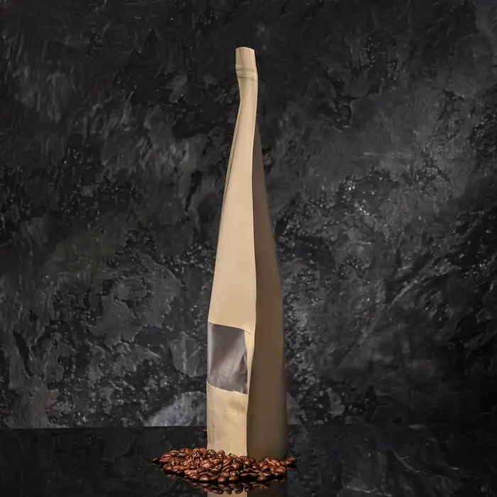 Пакет Zip - lock Крафт с прямоугольным окном,30&times;40&times;4 см