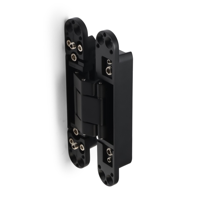 Петля скрытой установки LOCKLAND, 25х150 мм, с 3D-регулированием, цвет черный