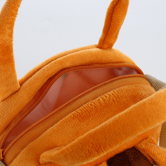 Сумка детская на молнии «Выбражулька», цвет коричневый Сумка детская на молнии «Выбражулька», цвет коричневый