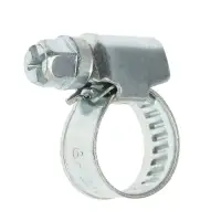 Хомут червячный ZEIN, несквозная просечка, диаметр 8-12 мм, ширина 9 мм, оцинкованный