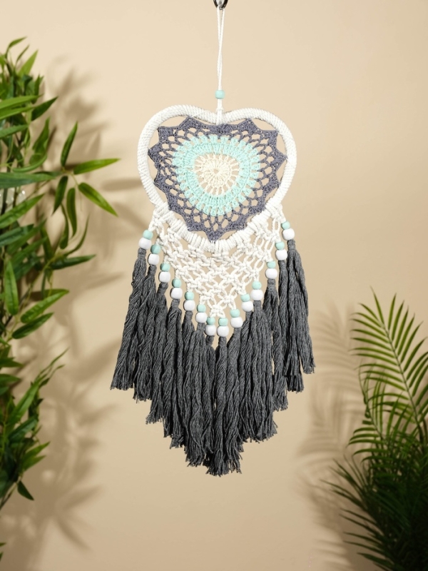 Ловец снов "Тёмное сердце" 17х50 см.