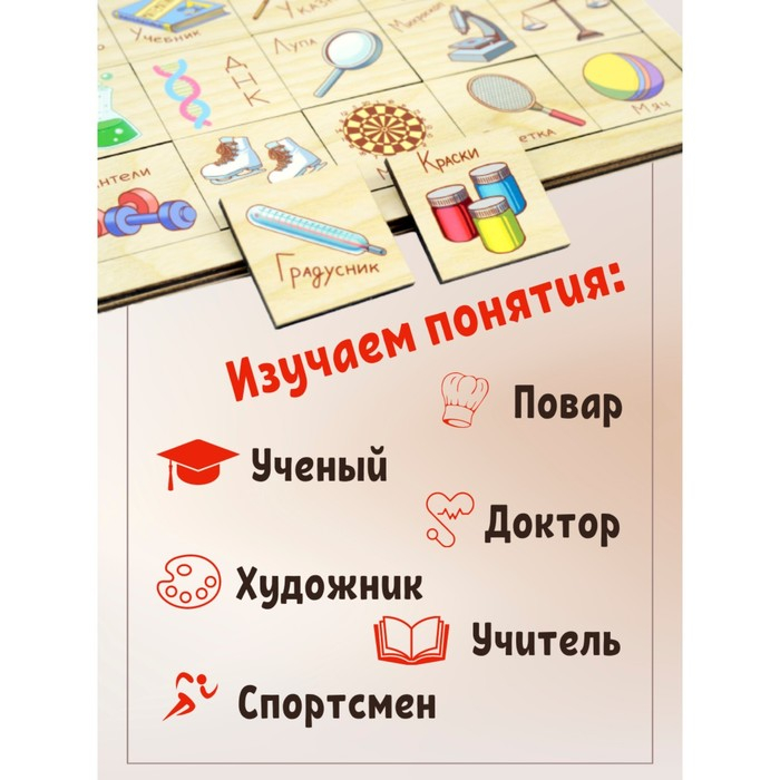 Развивающая игра &laquo;Ассоциации. Профессии&raquo;