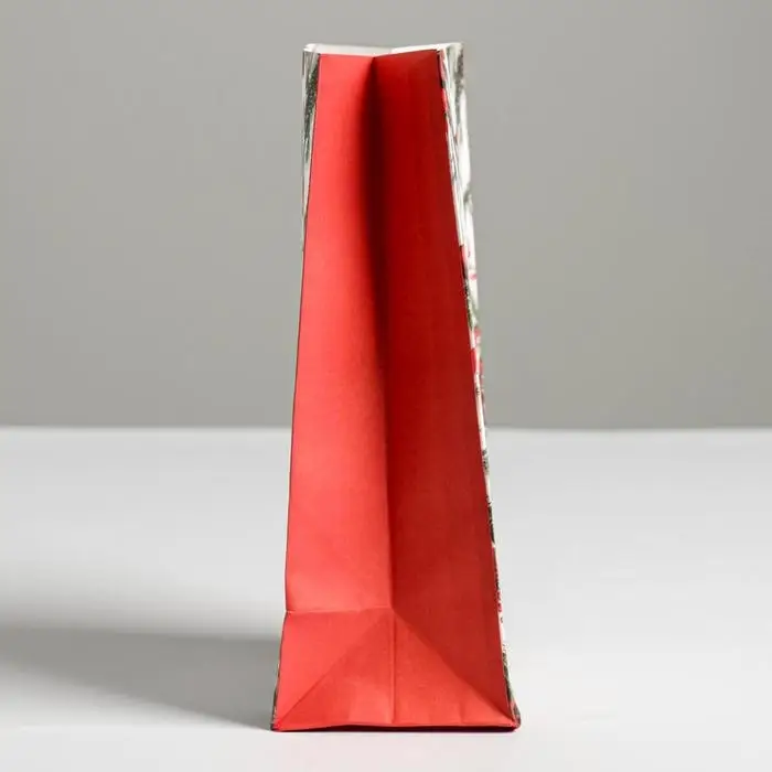 Пакет без ручек &laquo;С Новым Годом!&raquo;, 10 х 19.3 х 7 см