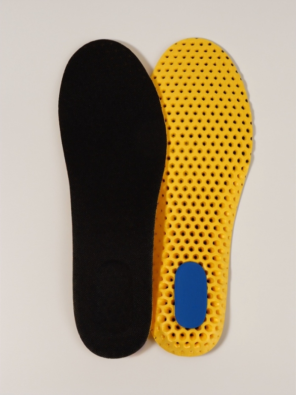 Стельки (EVA, полиэстер) универс 36-46р-р 27,5см (пара) черн/желтый пак ОТ Стельки (EVA, полиэстер) универс 36-46р-р 27,5см (пара) черн/желтый пак ОТ