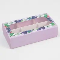 Коробка для конфет и кейк-попсов, кондитерская упаковка &laquo;Ягодный рай&raquo;, 10 х 20 х 5 см