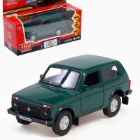 Машина металлическая &laquo;LADA 4x4&raquo;, открываются двери, багажник, инерция, 12 см, зелёный