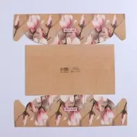 Коробка для капкейка, кондитерская упаковка, 4 ячейки &laquo;Магнолии&raquo;, 16 х 16 х 10 см