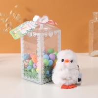 Набор подарочный "Цыплёнок белый" яички 50 гр, роса 7х7х12 см Набор подарочный "Цыплёнок белый" яички 50 гр, роса 7х7х12 см