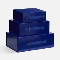 Коробка складная Holdfold, S, синяя