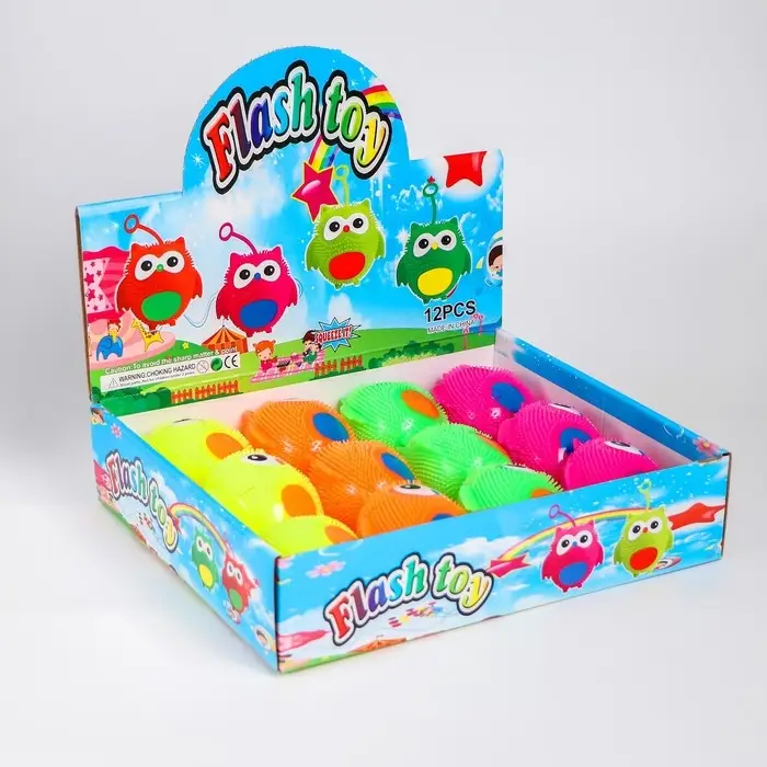 Ёжка &laquo;Сова&raquo;, световой, цвета МИКС