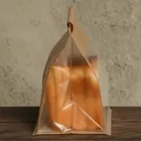 Пакет крафт бумажный, с окном, прямоугольное дно, 16&times;13&times;26 см