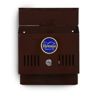 Ящик почтовый с замком, горизонтальный &laquo;Мини&raquo;, коричневый