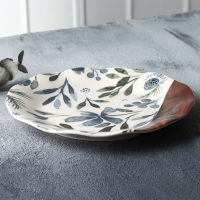 Тарелка керамическая &laquo;Фьюжен&raquo;, 21.5 см, цвет белый